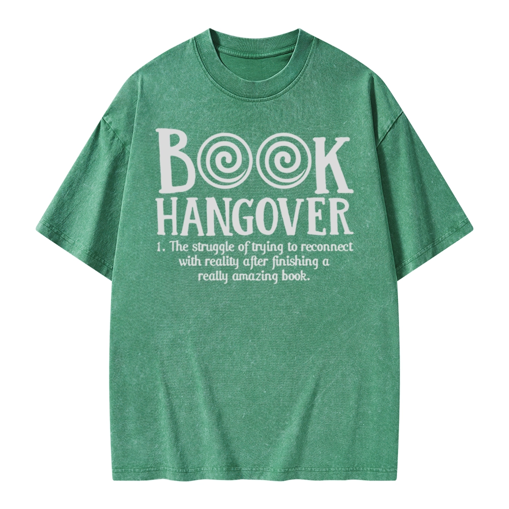 Pagewings Book Hangover Unisex Washed T-shirt
