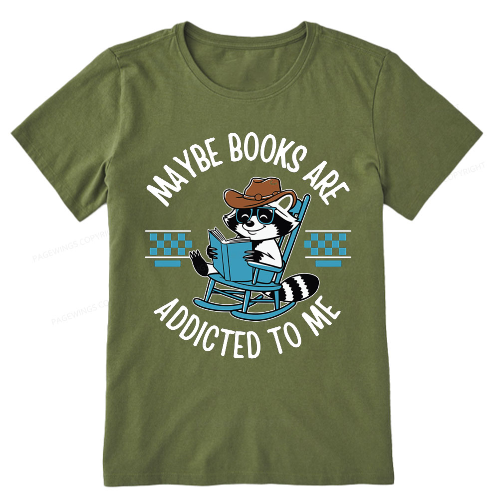 Pagewing Books Are Addicted To Me Unisex Classic T-shirt