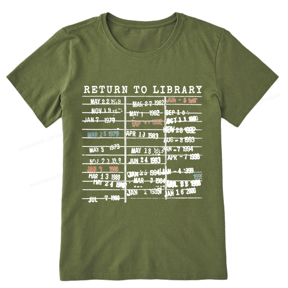 Pagewing Return To Library Unisex Classic T-shirt