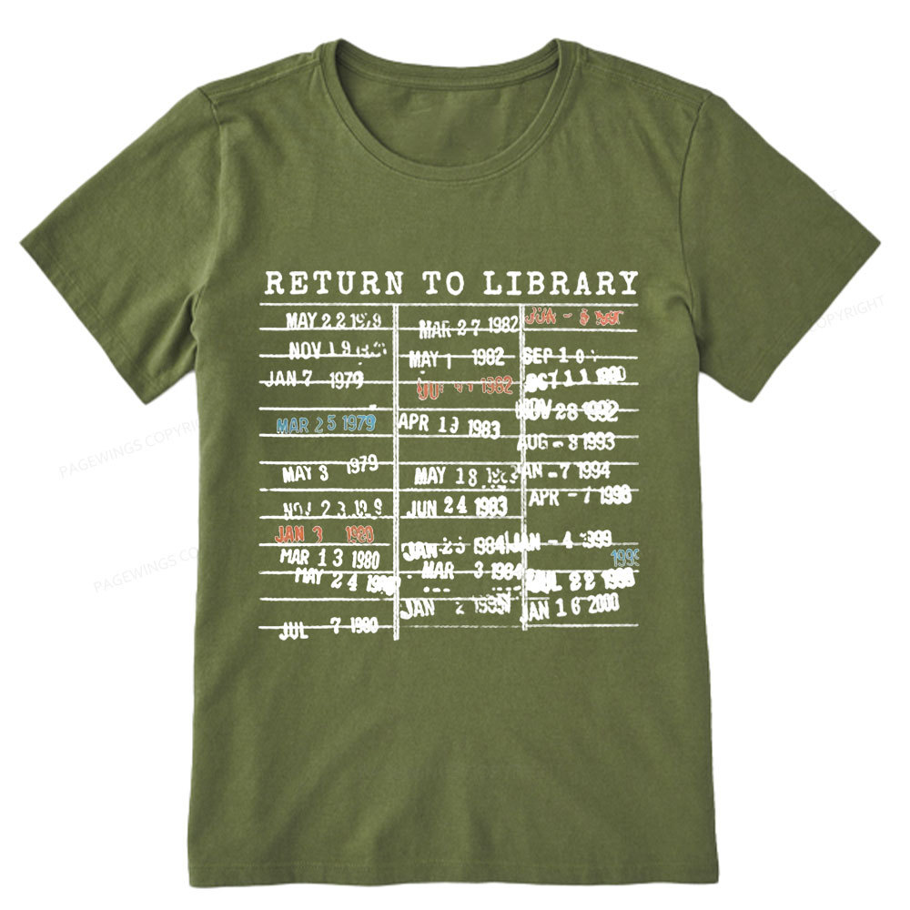Pagewing Return To Library Unisex Classic T-shirt