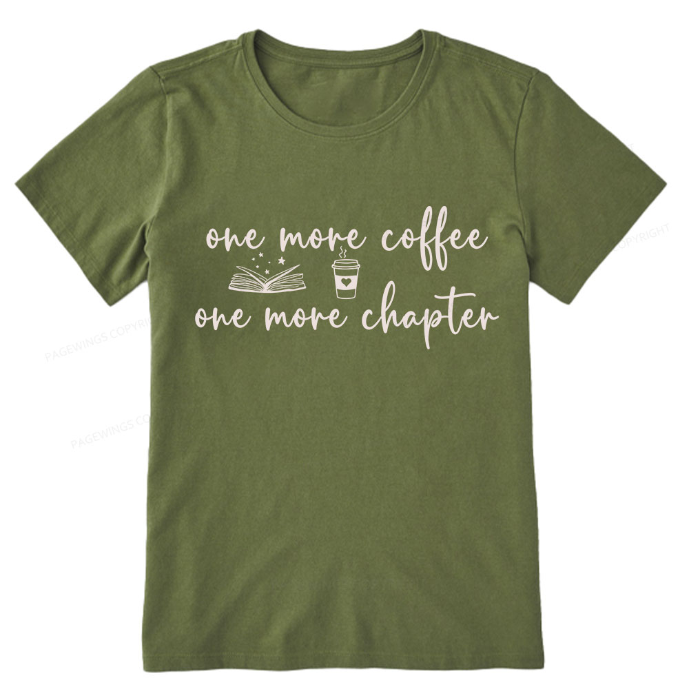 Pagewing Just One More Coffee and Books Unisex Classic T-shirt