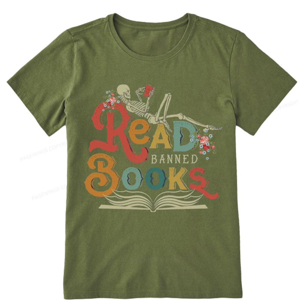 Pagewings Read Banned Books Unisex Classic T-shirt