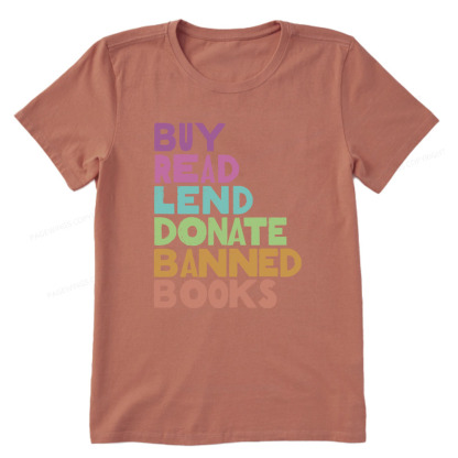 Pagewings Buy Read Lend Donate Banned Books Unisex Classic T-shirt