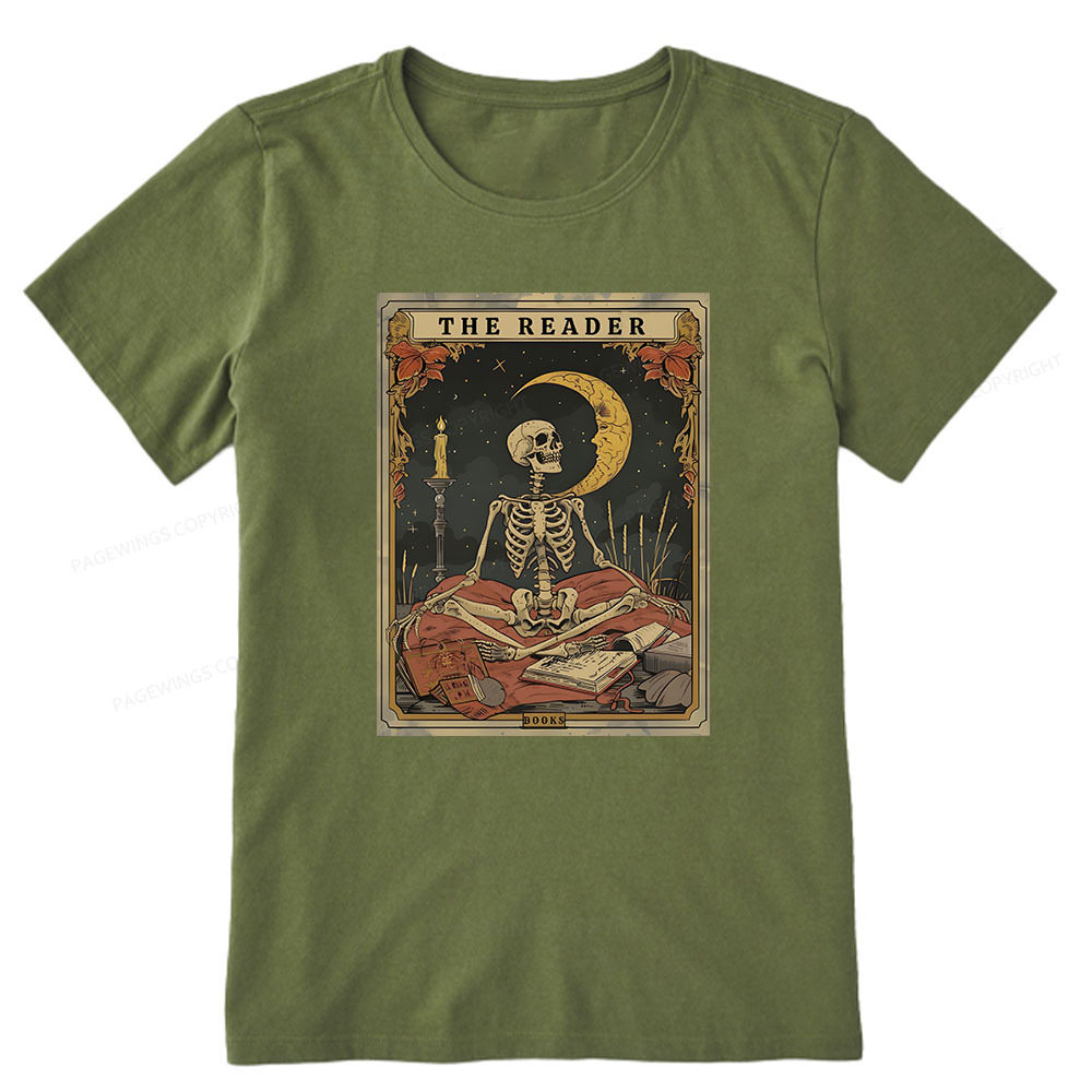Pagewings The Reader Tarot Card Unisex Classic T-shirt