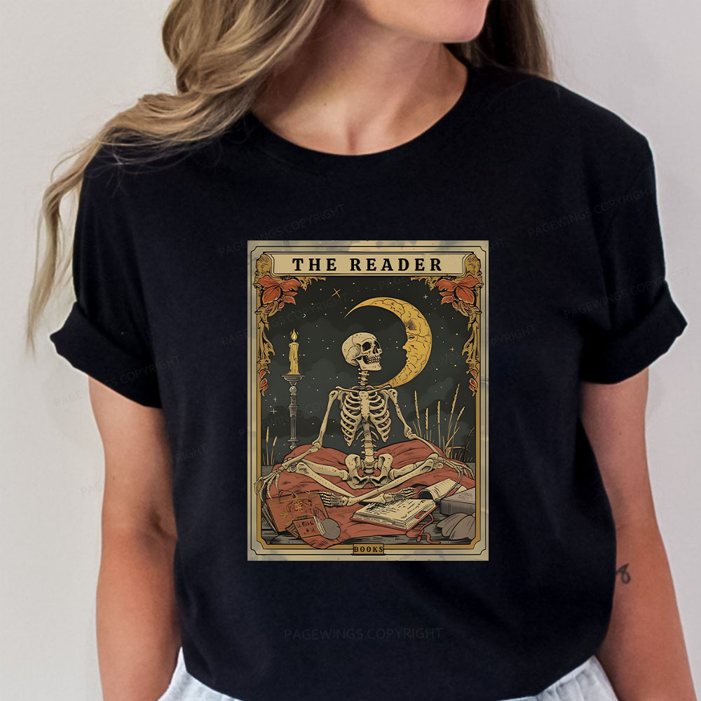 Pagewings The Reader Tarot Card Unisex Classic T-shirt