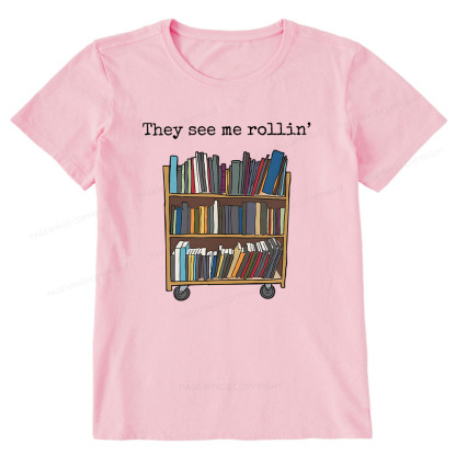 Pagewings Funny Library Sweater, Literary Gift, Bookish Unisex Classic T-shirt