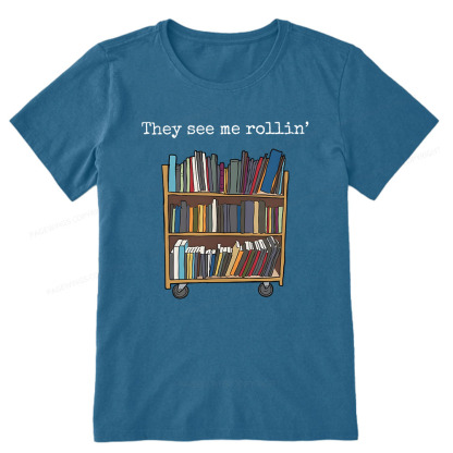Pagewings Funny Library Sweater, Literary Gift, Bookish Unisex Classic T-shirt