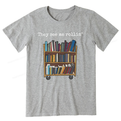 Pagewings Funny Library Sweater, Literary Gift, Bookish Unisex Classic T-shirt