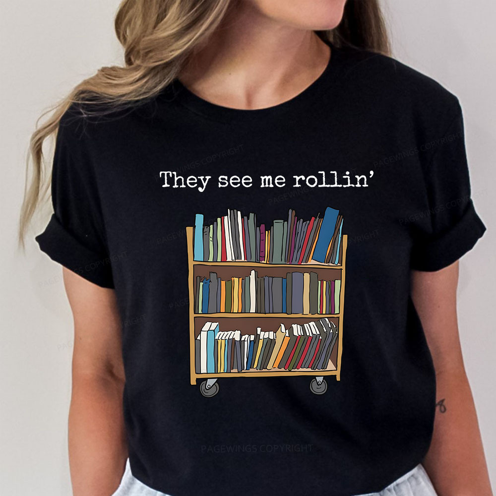 Pagewings Funny Library Sweater, Literary Gift, Bookish Unisex Classic T-shirt