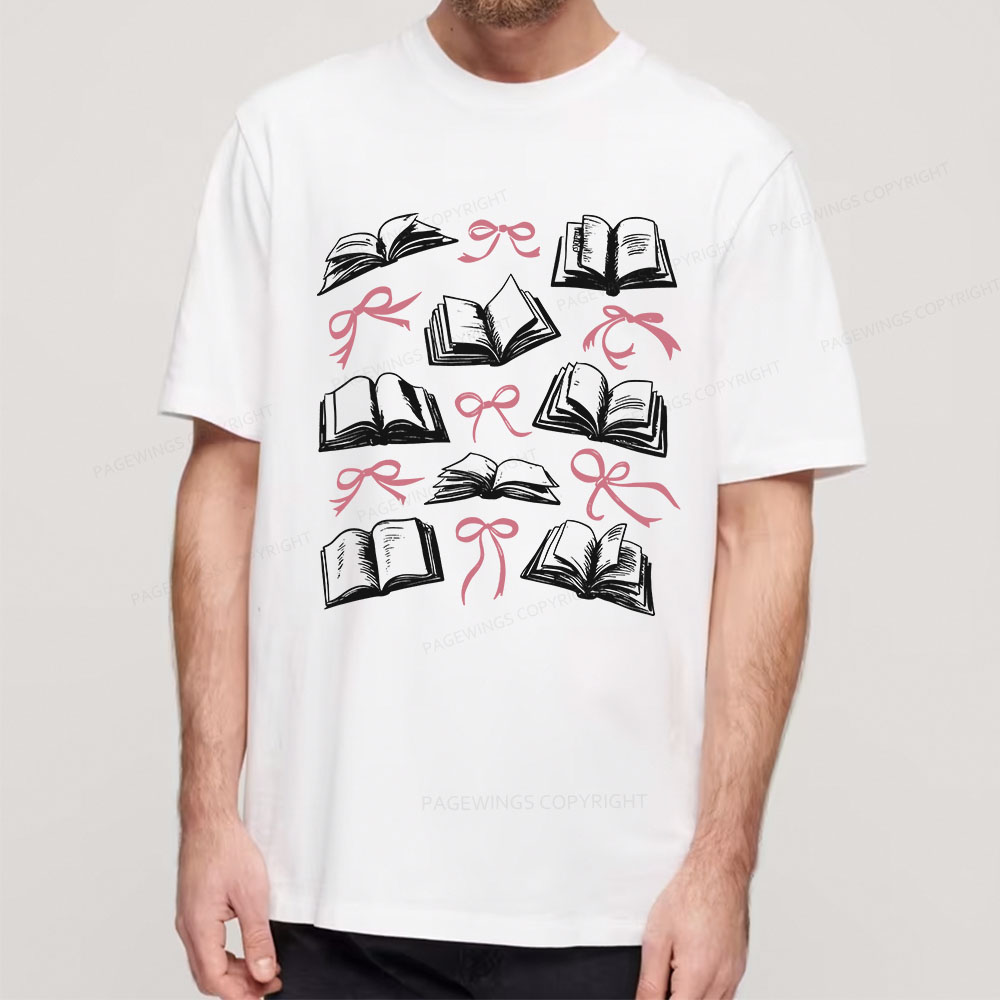 Pagewings Books And Rbbons Unisex Classic T-shirt
