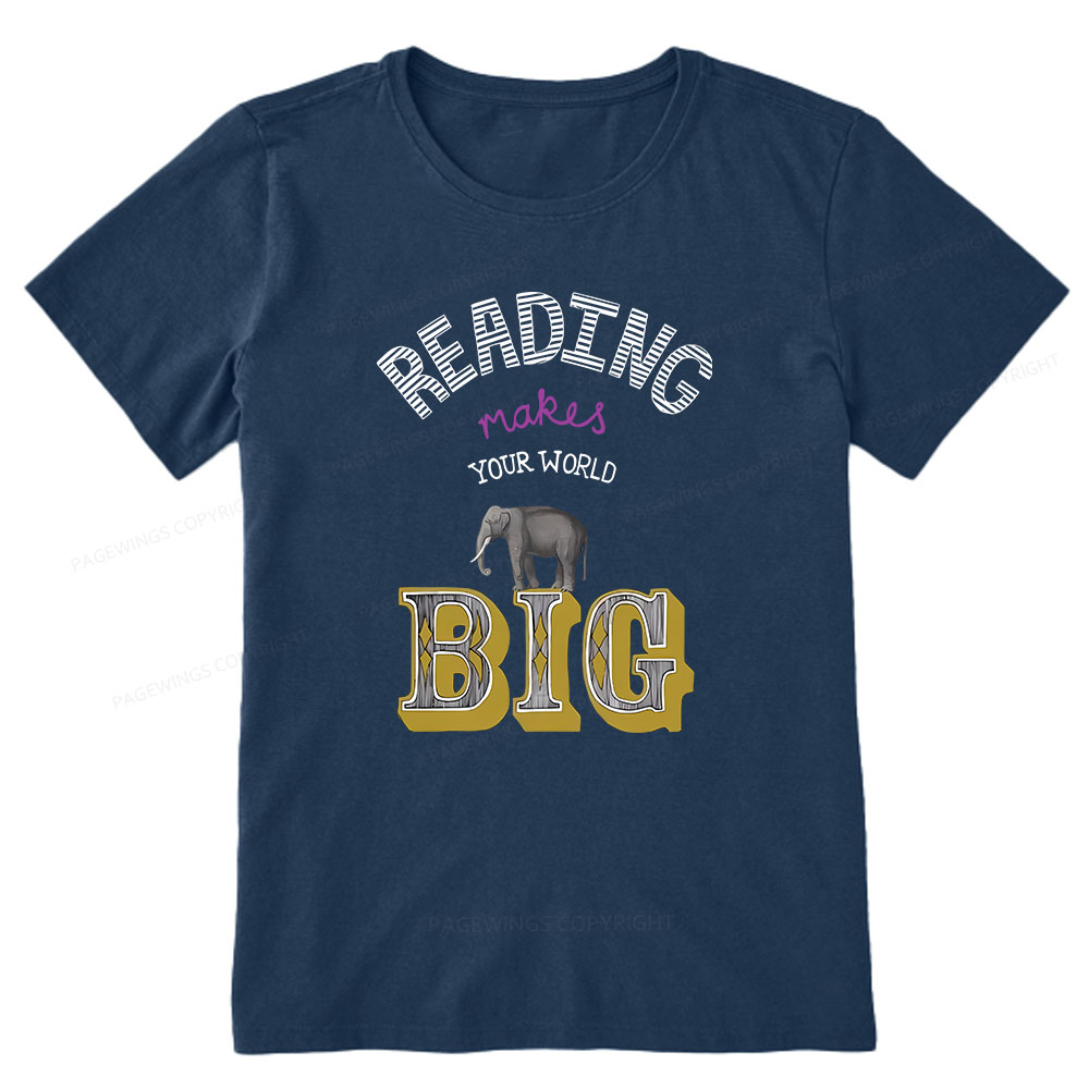 Pagewings Read Makes Your World Big Unisex Classic T-shirt