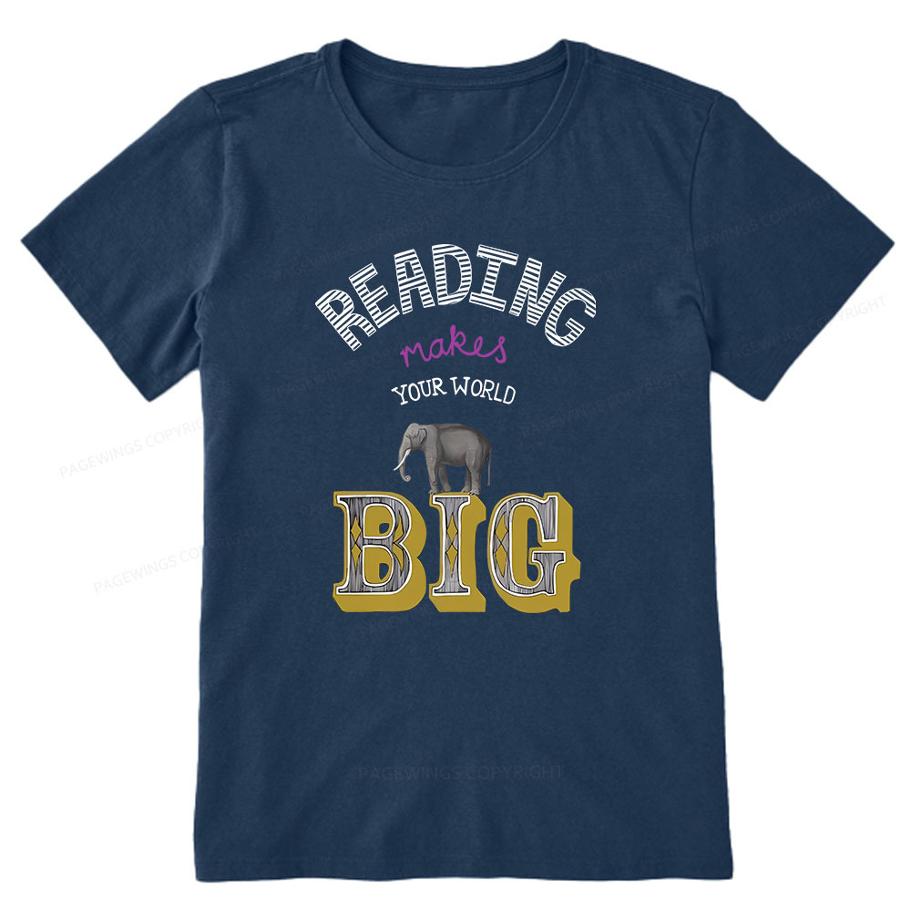 Pagewings Read Makes Your World Big Unisex Classic T-shirt