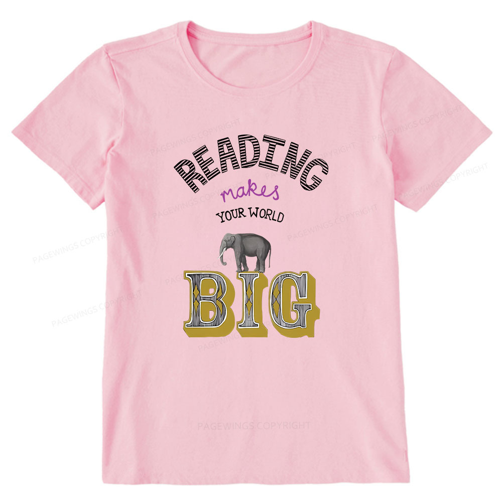 Pagewings Read Makes Your World Big Unisex Classic T-shirt