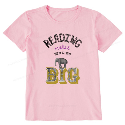 Pagewings Read Makes Your World Big Unisex Classic T-shirt