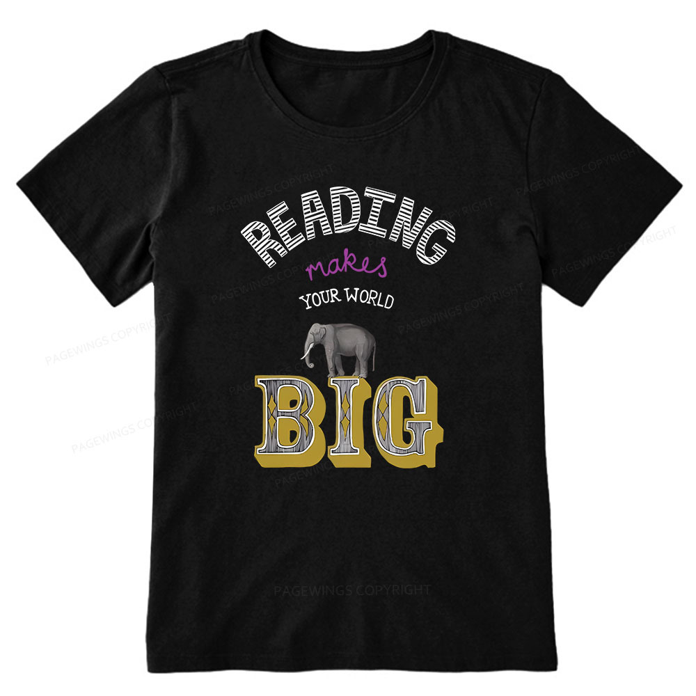 Pagewings Read Makes Your World Big Unisex Classic T-shirt
