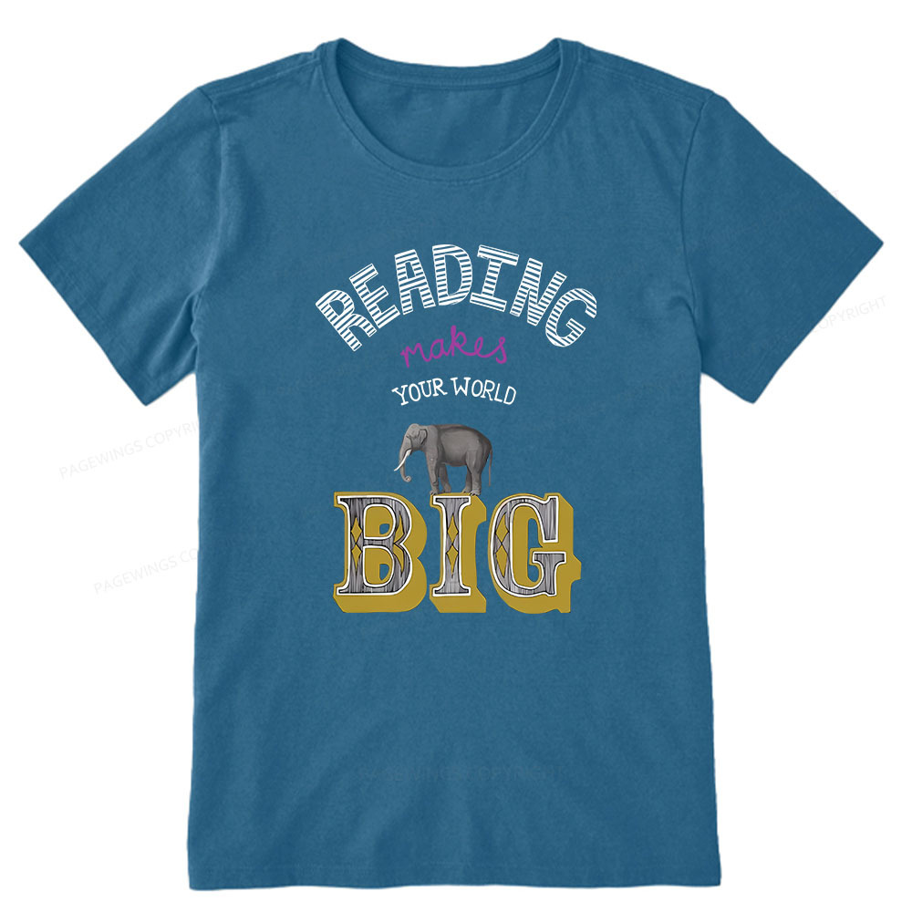 Pagewings Read Makes Your World Big Unisex Classic T-shirt