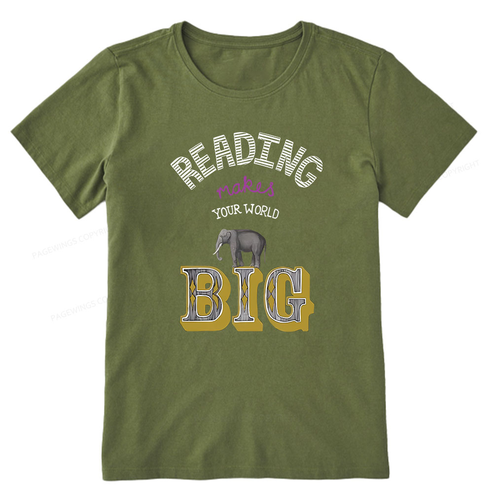Pagewings Read Makes Your World Big Unisex Classic T-shirt