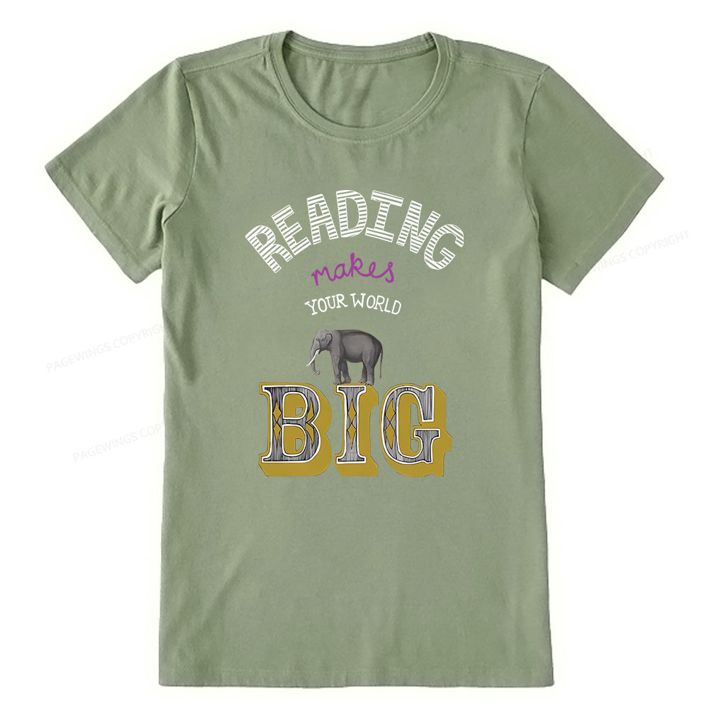 Pagewings Read Makes Your World Big Unisex Classic T-shirt