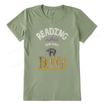 Pagewings Read Makes Your World Big Unisex Classic T-shirt
