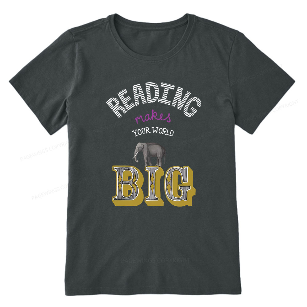 Pagewings Read Makes Your World Big Unisex Classic T-shirt