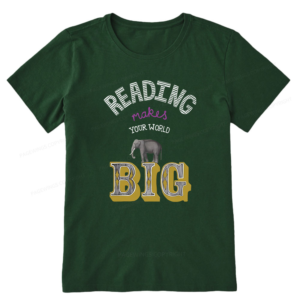 Pagewings Read Makes Your World Big Unisex Classic T-shirt