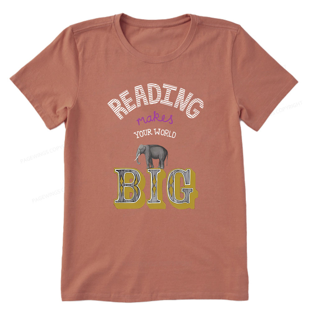 Pagewings Read Makes Your World Big Unisex Classic T-shirt