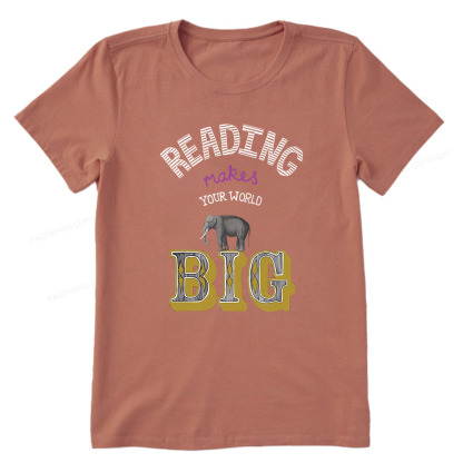 Pagewings Read Makes Your World Big Unisex Classic T-shirt