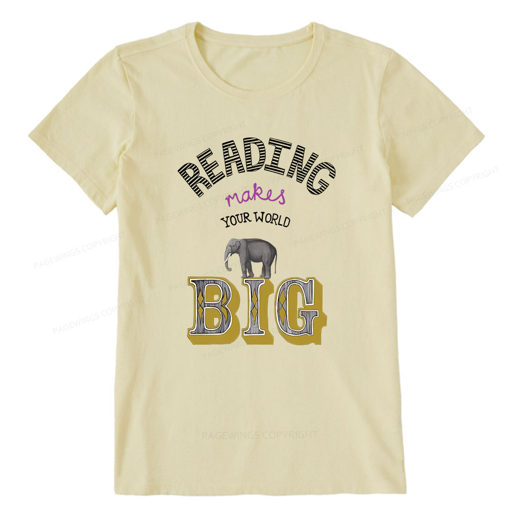 Pagewings Read Makes Your World Big Unisex Classic T-shirt