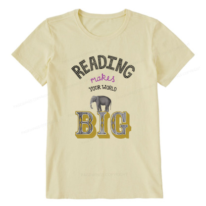 Pagewings Read Makes Your World Big Unisex Classic T-shirt