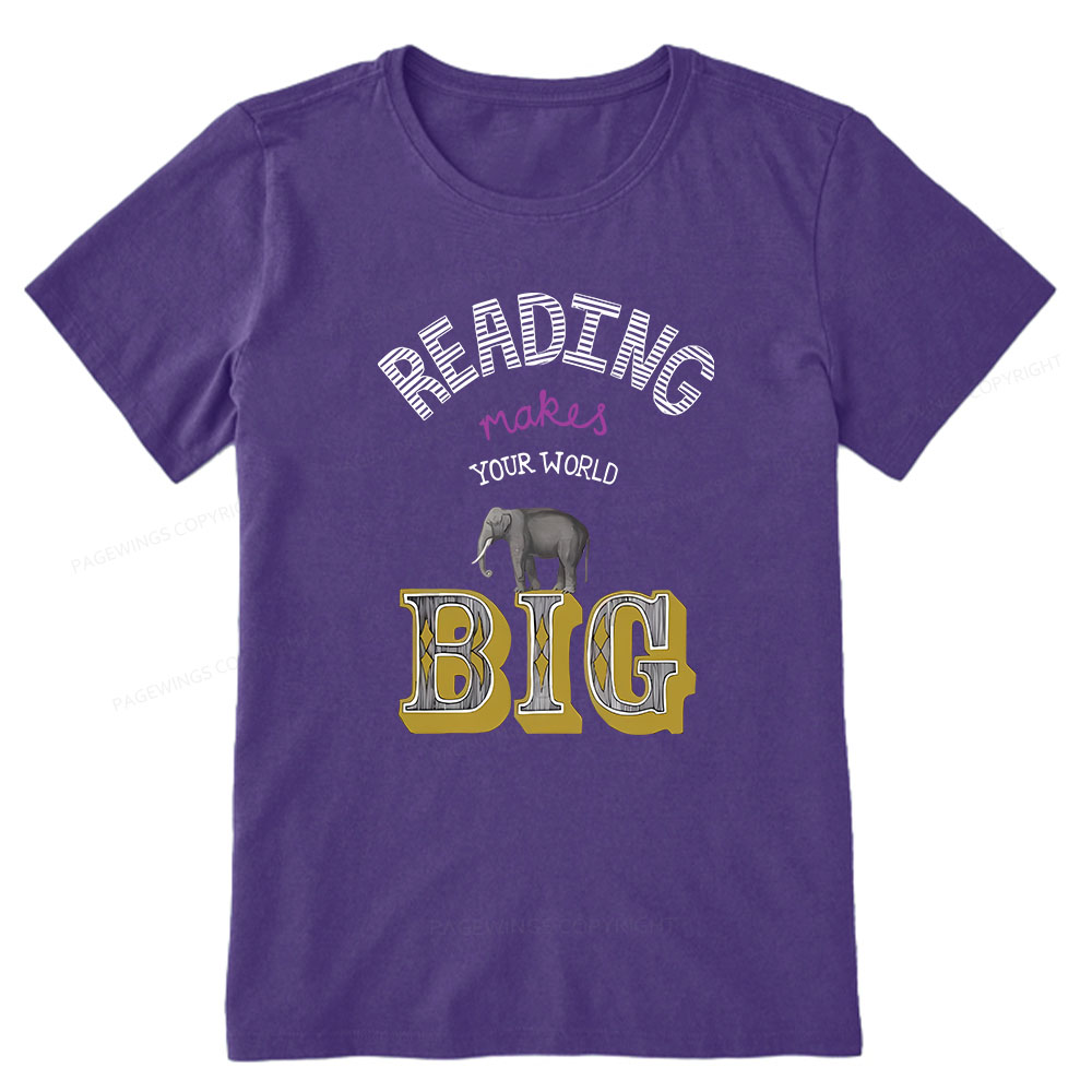 Pagewings Read Makes Your World Big Unisex Classic T-shirt