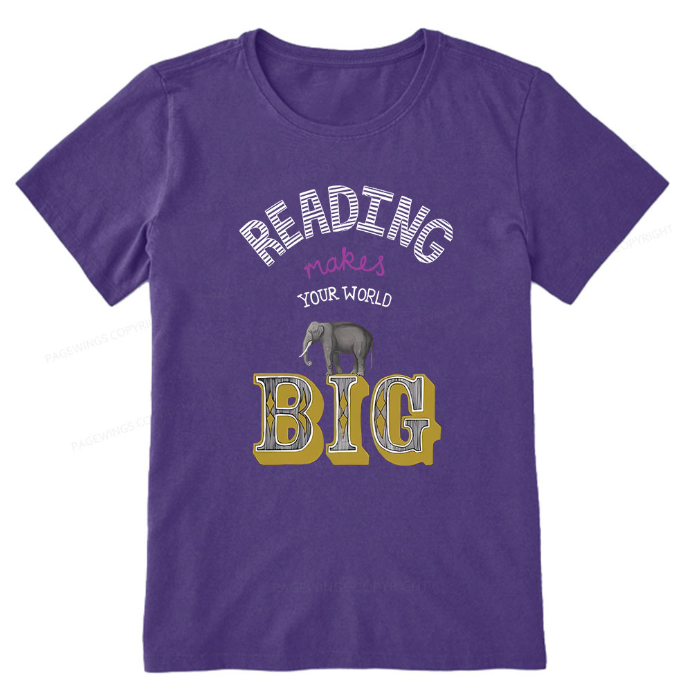 Pagewings Read Makes Your World Big Unisex Classic T-shirt
