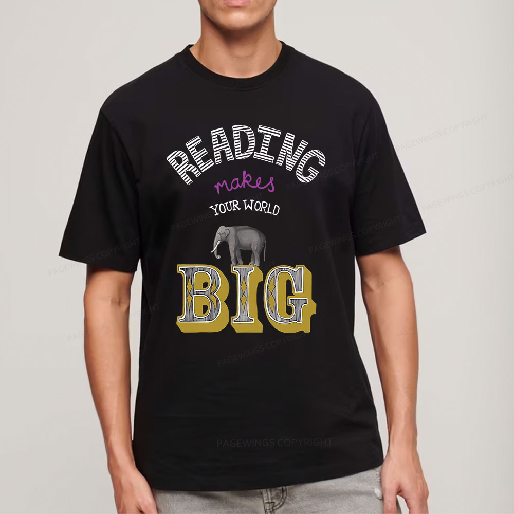 Pagewings Read Makes Your World Big Unisex Classic T-shirt