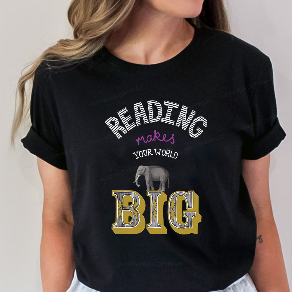 Pagewings Read Makes Your World Big Unisex Classic T-shirt
