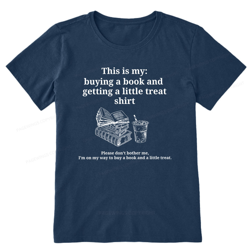Pagewings Buying A Book And Getting A Little Treat Unisex Classic T-shirt