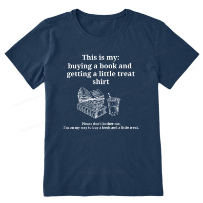 Pagewings Buying A Book And Getting A Little Treat Unisex Classic T-shirt