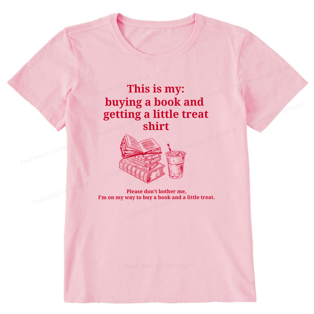 Pagewings Buying A Book And Getting A Little Treat Unisex Classic T-shirt
