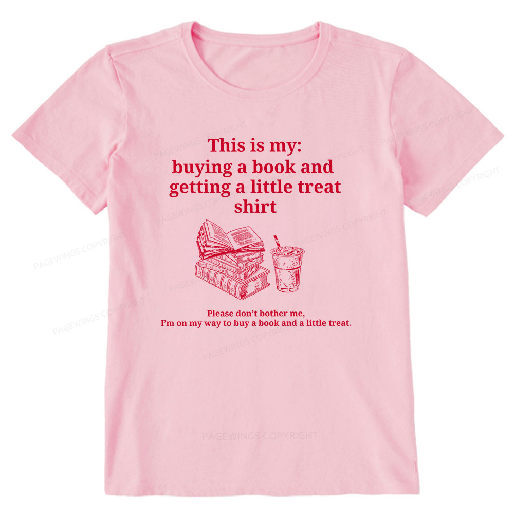 Pagewings Buying A Book And Getting A Little Treat Unisex Classic T-shirt