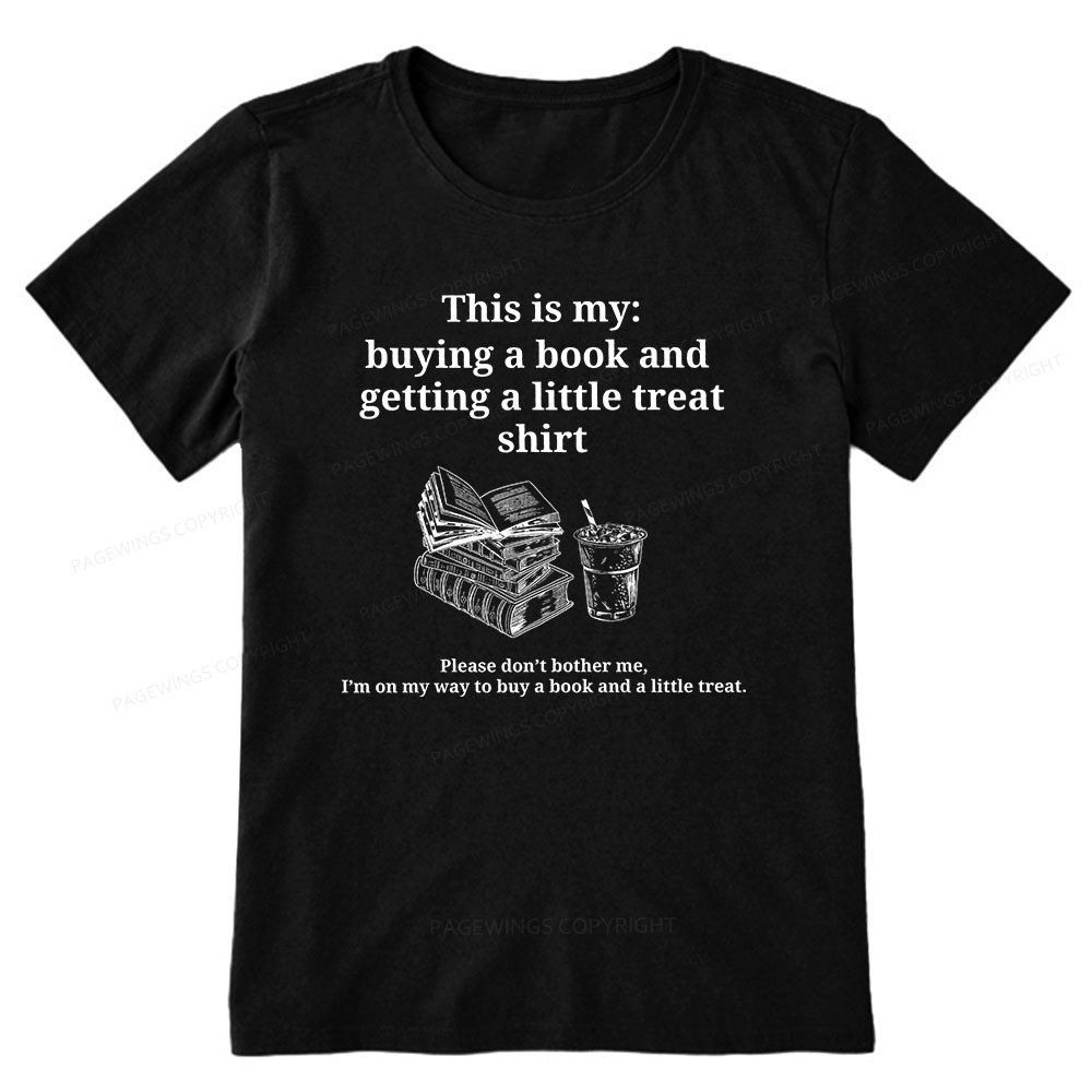 Pagewings Buying A Book And Getting A Little Treat Unisex Classic T-shirt