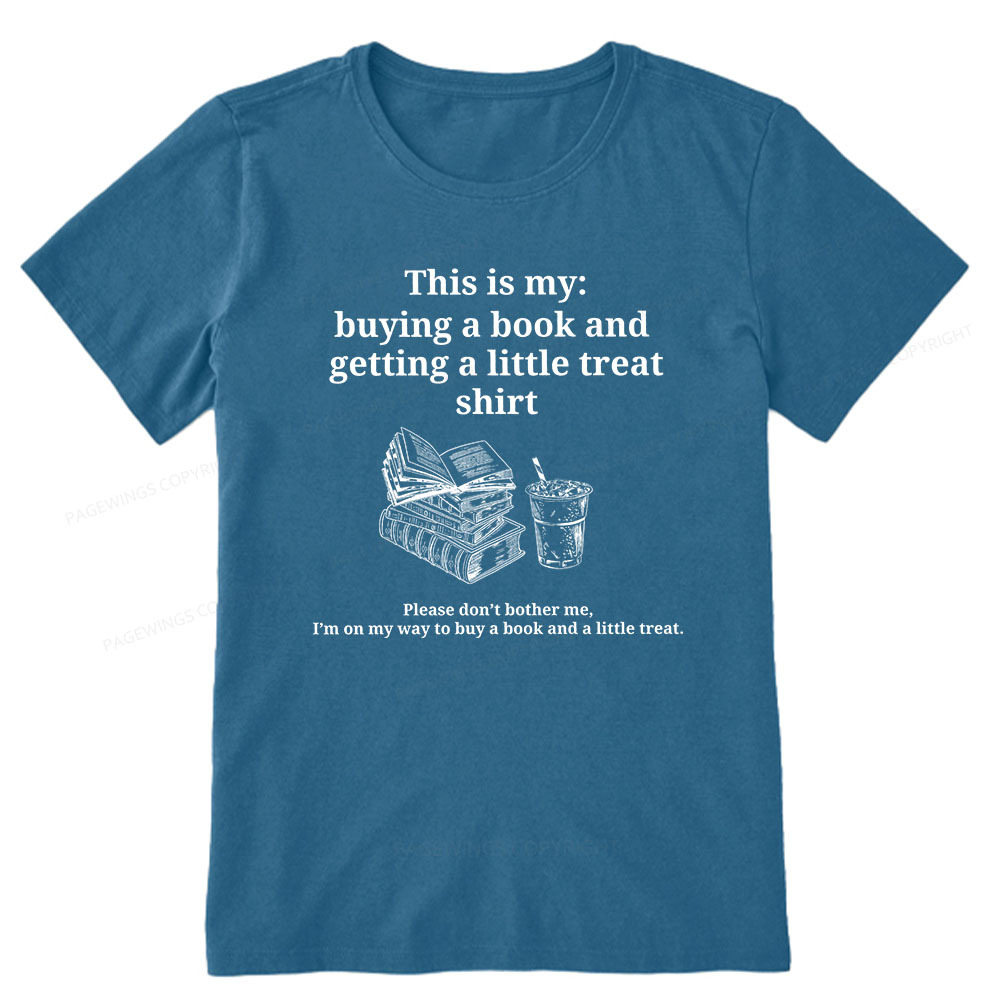 Pagewings Buying A Book And Getting A Little Treat Unisex Classic T-shirt