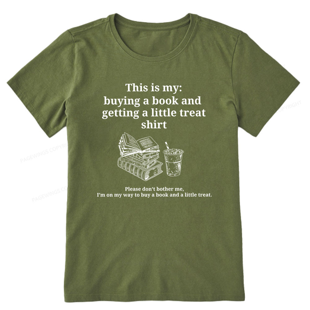 Pagewings Buying A Book And Getting A Little Treat Unisex Classic T-shirt