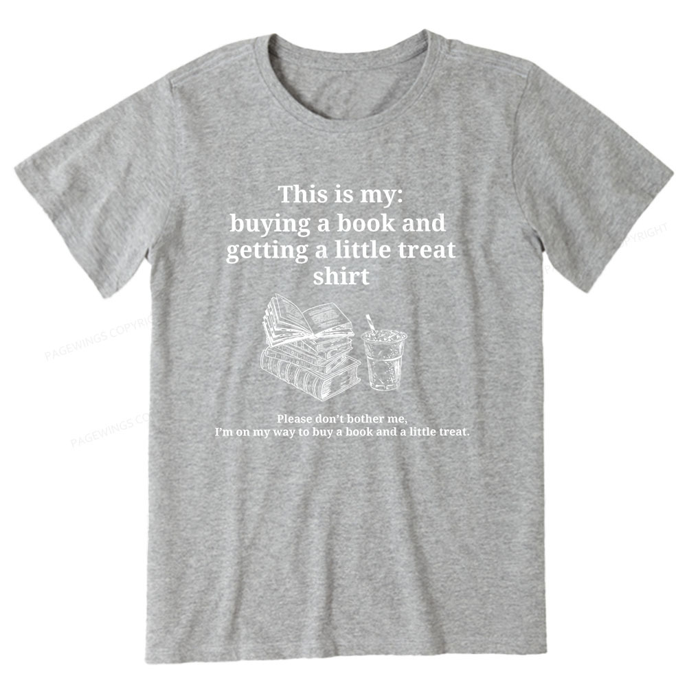 Pagewings Buying A Book And Getting A Little Treat Unisex Classic T-shirt