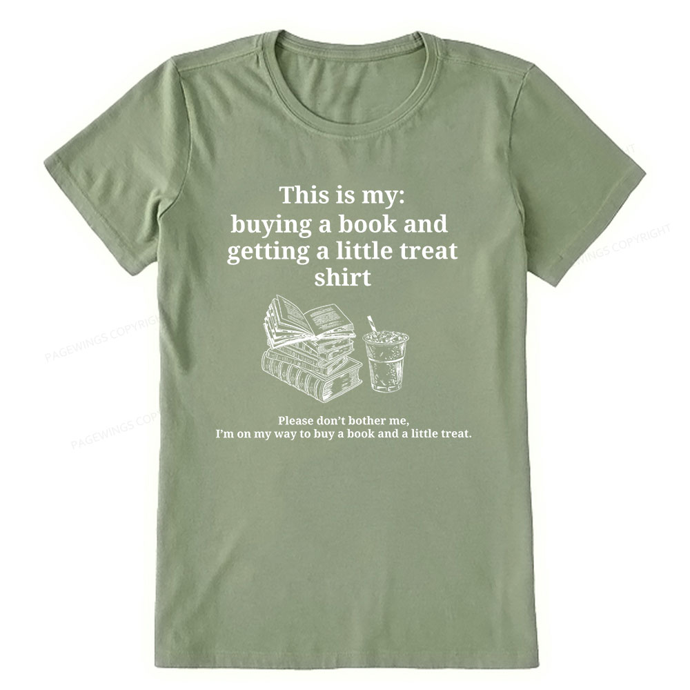 Pagewings Buying A Book And Getting A Little Treat Unisex Classic T-shirt