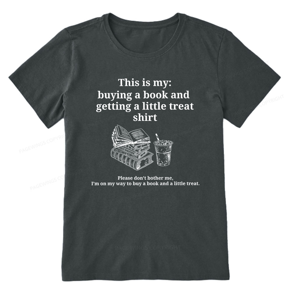 Pagewings Buying A Book And Getting A Little Treat Unisex Classic T-shirt