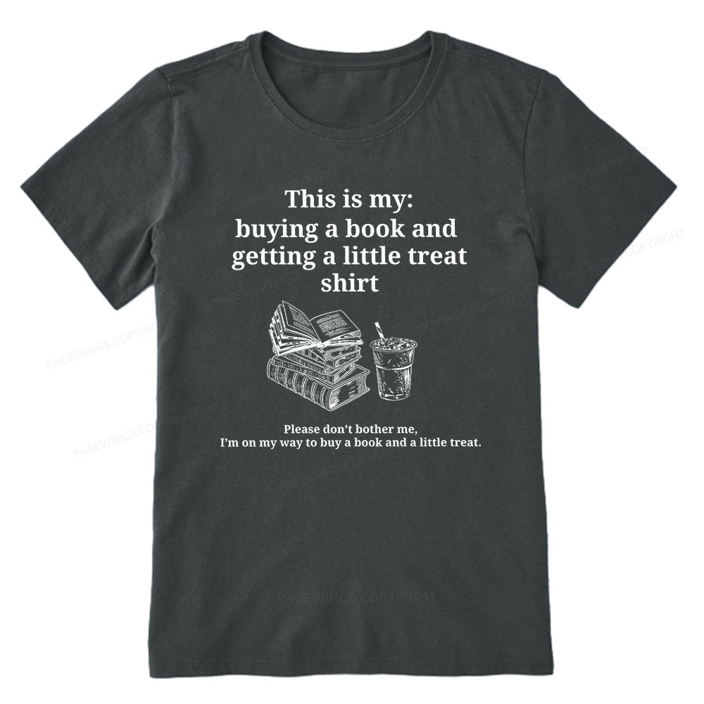 Pagewings Buying A Book And Getting A Little Treat Unisex Classic T-shirt