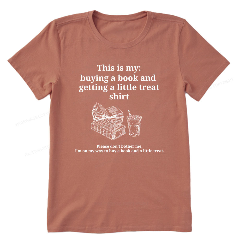 Pagewings Buying A Book And Getting A Little Treat Unisex Classic T-shirt