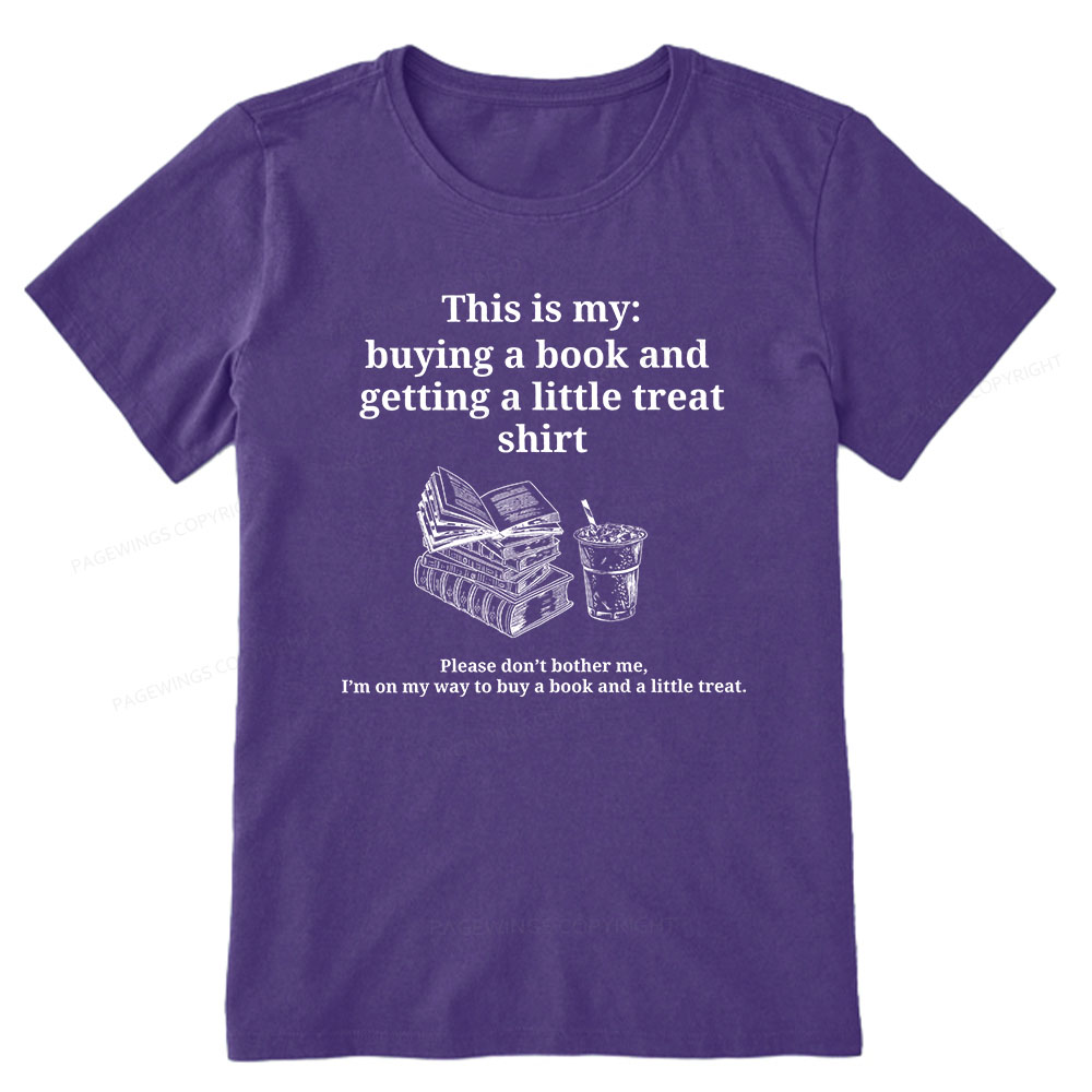 Pagewings Buying A Book And Getting A Little Treat Unisex Classic T-shirt