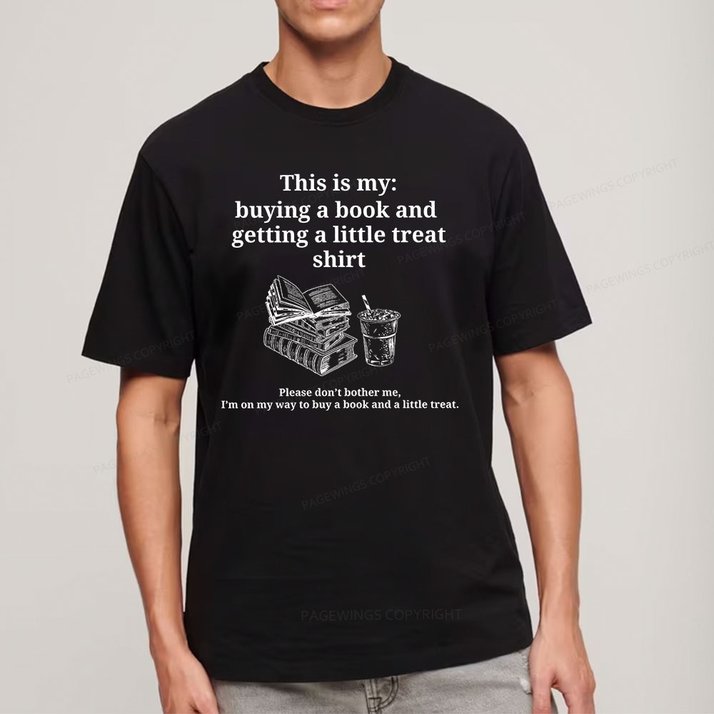 Pagewings Buying A Book And Getting A Little Treat Unisex Classic T-shirt