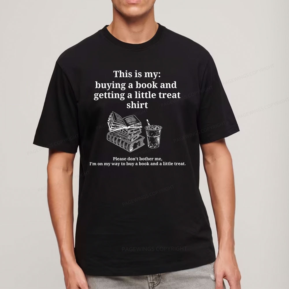 Pagewings Buying A Book And Getting A Little Treat Unisex Classic T-shirt