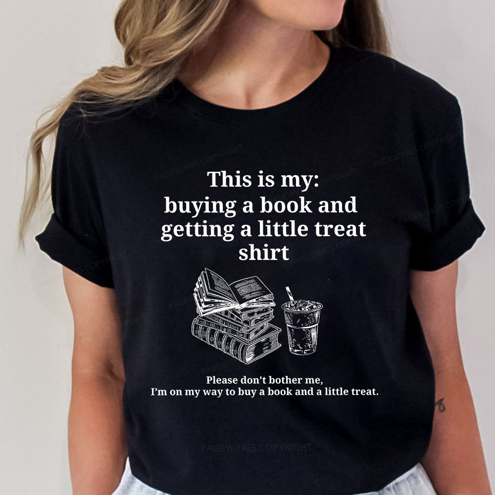 Pagewings Buying A Book And Getting A Little Treat Unisex Classic T-shirt