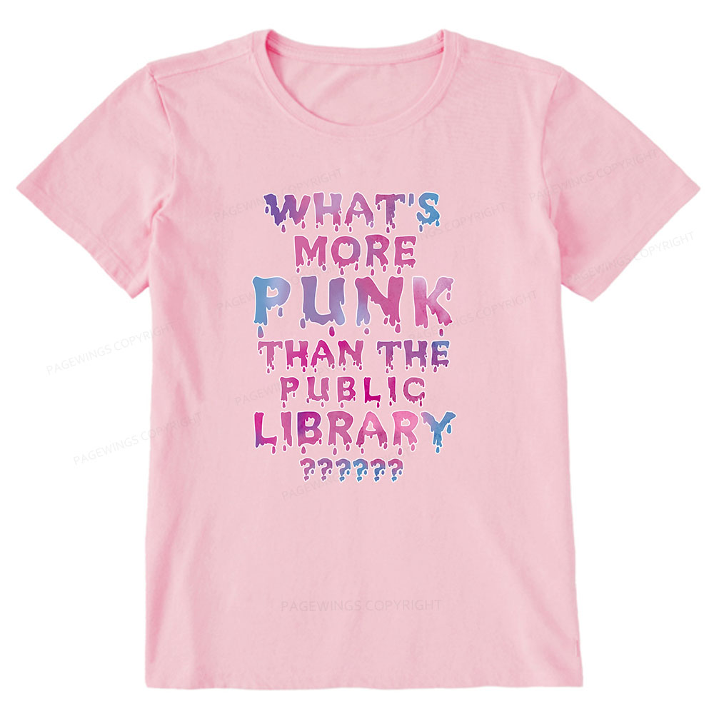 Pagewings What's More Punk That The Public Library Unisex Classic T-shirt